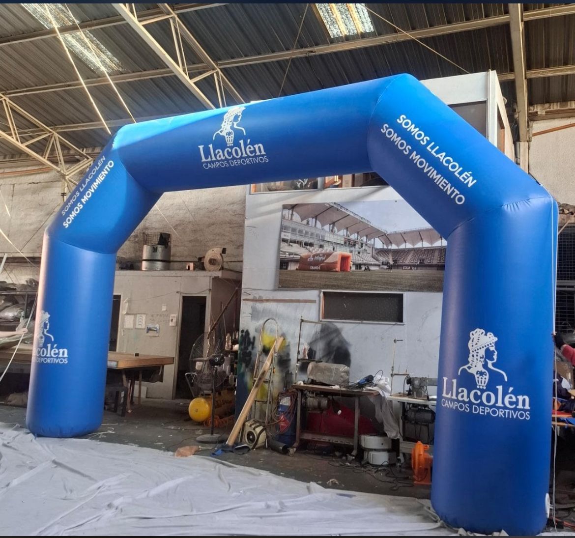 Arco Inflable de Meta para carreras y maratones